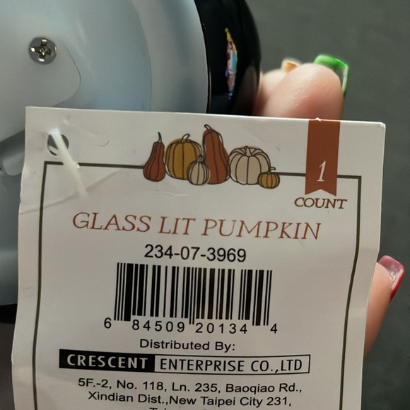 Target 🎯 Bullseye Playground Blue Glass lit Pumpkin - Picture 6 of 11